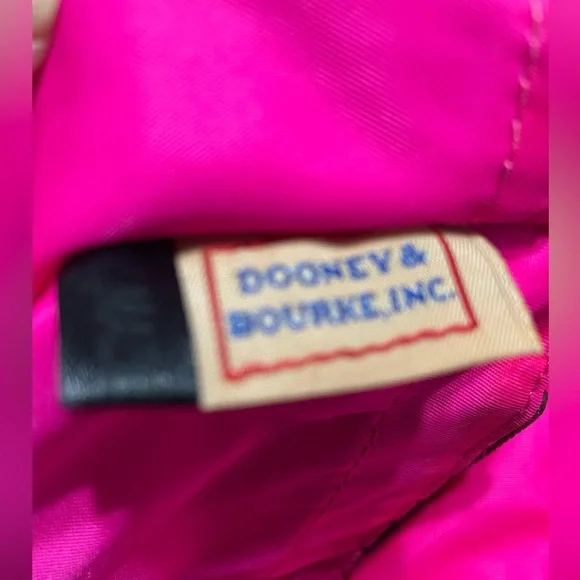 Dooney & Bourke Crimson Shoulder Bag with Brown Strap - Picture 7 of 16